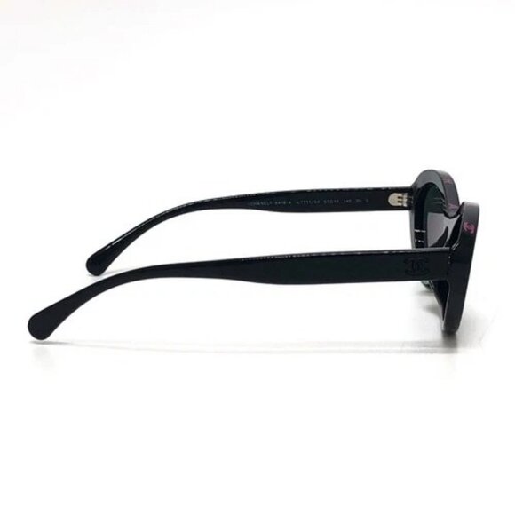 CHANEL 5416-A CC Mark Eyewear Oval Shape sunglasses Plastic Black Unused main image 14
